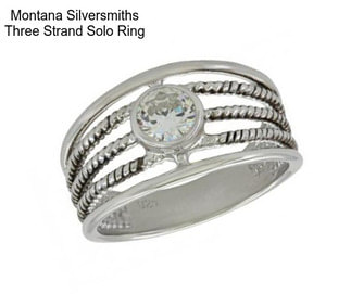 Montana Silversmiths Three Strand Solo Ring