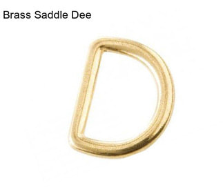 Brass Saddle Dee