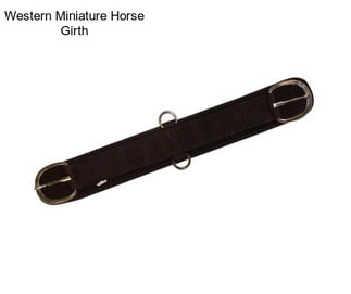 Western Miniature Horse Girth