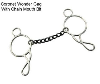 Coronet Wonder Gag With Chain Mouth Bit
