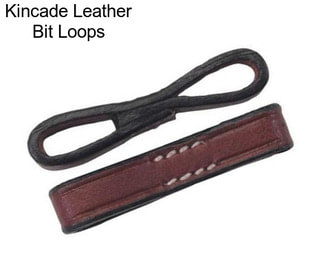 Kincade Leather Bit Loops