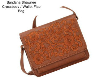 Bandana Shawnee Crossbody / Wallet Flap Bag