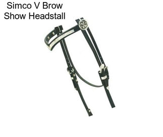 Simco V Brow Show Headstall