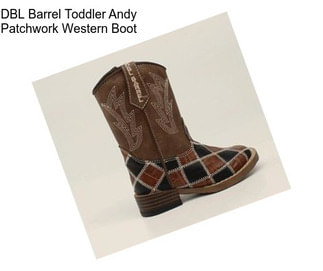 DBL Barrel Toddler Andy Patchwork Western Boot