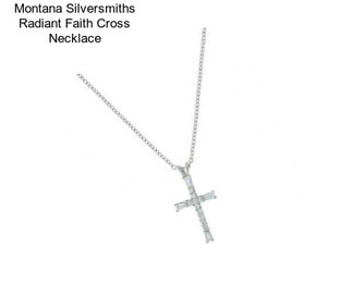 Montana Silversmiths Radiant Faith Cross Necklace