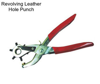 Revolving Leather Hole Punch