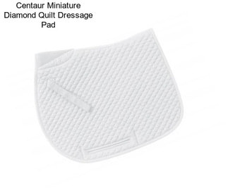 Centaur Miniature Diamond Quilt Dressage Pad