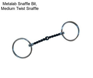 Metalab Snaffle Bit, Medium Twist Snaffle