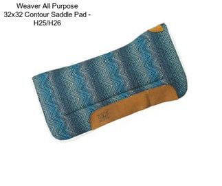 Weaver All Purpose 32x32 Contour Saddle Pad - H25/H26