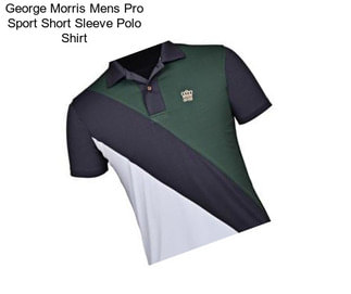 George Morris Mens Pro Sport Short Sleeve Polo Shirt