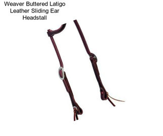 Weaver Buttered Latigo Leather Sliding Ear Headstall