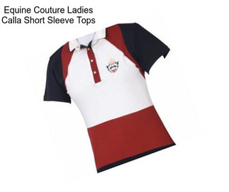 Equine Couture Ladies Calla Short Sleeve Tops