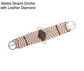 Abetta Strand Cincha with Leather Diamond
