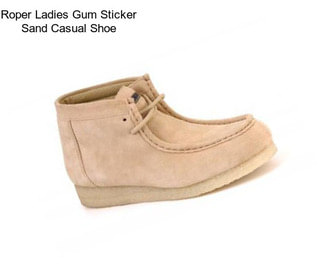 Roper Ladies Gum Sticker Sand Casual Shoe