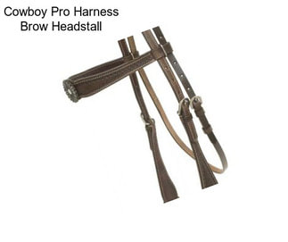 Cowboy Pro Harness Brow Headstall