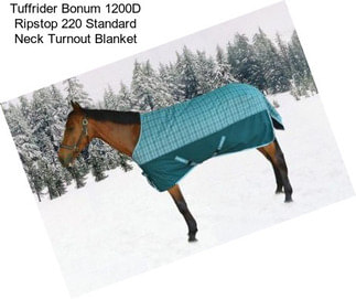 Tuffrider Bonum 1200D Ripstop 220 Standard Neck Turnout Blanket