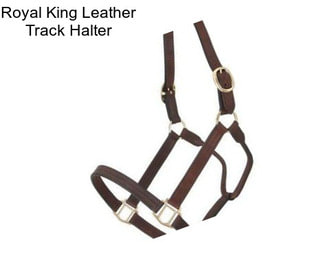 Royal King Leather Track Halter