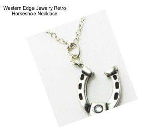 Western Edge Jewelry Retro Horseshoe Necklace