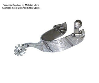 Francois Gauthier by Metalab Mens Stainless Steel Brushed Show Spurs