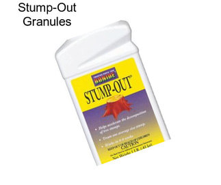 Stump-Out Granules