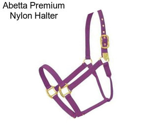 Abetta Premium Nylon Halter