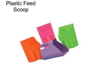 Plastic Feed Scoop