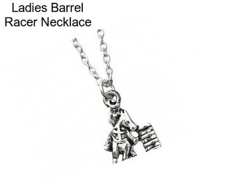 Ladies Barrel Racer Necklace