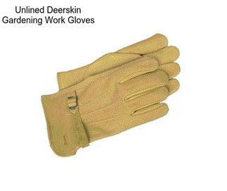 Unlined Deerskin Gardening Work Gloves