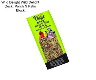 Wild Delight Wild Delight Deck, Porch N Patio Block