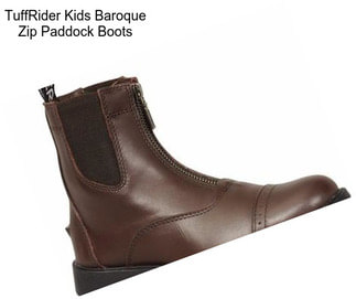 TuffRider Kids Baroque Zip Paddock Boots