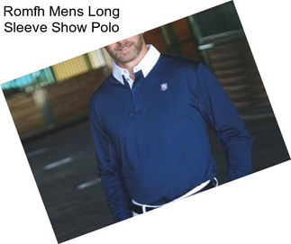 Romfh Mens Long Sleeve Show Polo