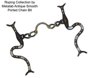 Roping Collection by Metalab Antique Smooth Ported Chain Bit