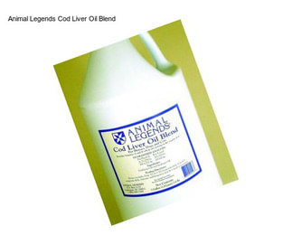 Animal Legends Cod Liver Oil Blend