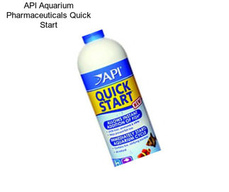 API Aquarium Pharmaceuticals Quick Start