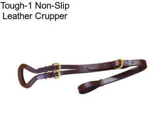 Tough-1 Non-Slip Leather Crupper