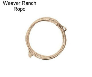 Weaver Ranch Rope