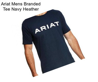 Ariat Mens Branded Tee Navy Heather