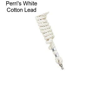 Perri\'s White Cotton Lead