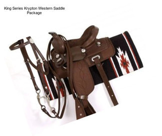 King Series Krypton Western Saddle Package