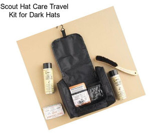 Scout Hat Care Travel Kit for Dark Hats