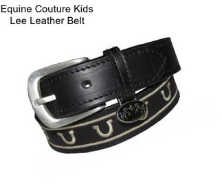 Equine Couture Kids Lee Leather Belt