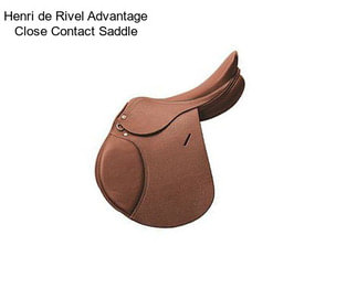 Henri de Rivel Advantage Close Contact Saddle