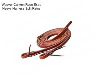 Weaver Canyon Rose Extra Heavy Harness Split Reins