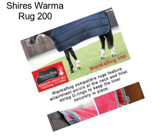 Shires Warma Rug 200