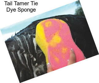 Tail Tamer Tie Dye Sponge