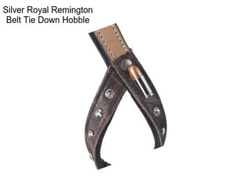 Silver Royal Remington Belt Tie Down Hobble