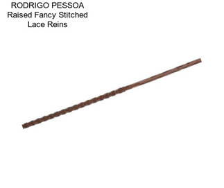 RODRIGO PESSOA Raised Fancy Stitched Lace Reins