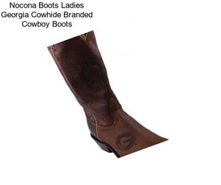 Nocona Boots Ladies Georgia Cowhide Branded Cowboy Boots