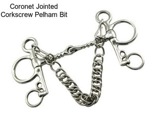 Coronet Jointed Corkscrew Pelham Bit