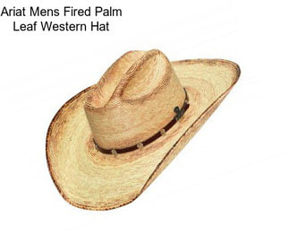 Ariat Mens Fired Palm Leaf Western Hat